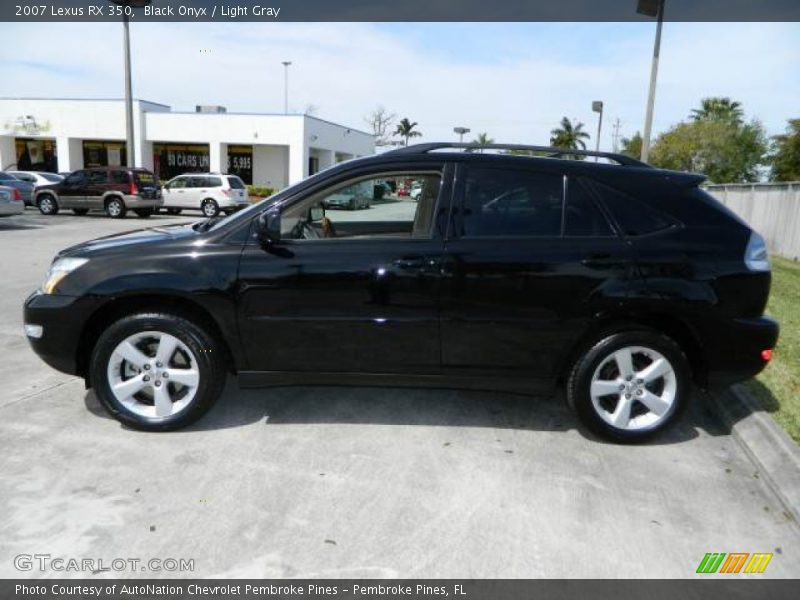 Black Onyx / Light Gray 2007 Lexus RX 350