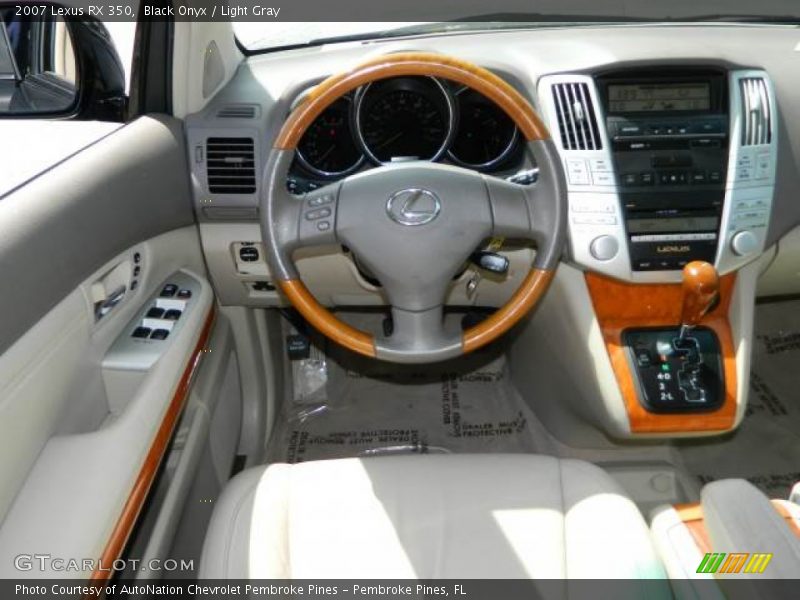 Black Onyx / Light Gray 2007 Lexus RX 350
