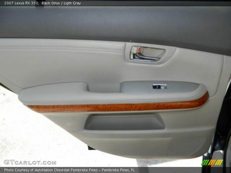Black Onyx / Light Gray 2007 Lexus RX 350