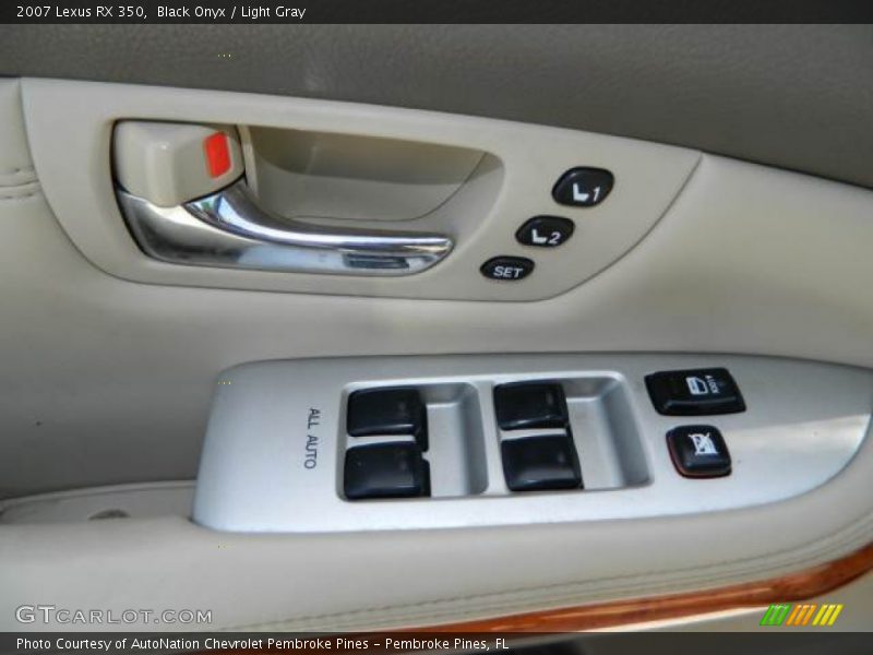 Black Onyx / Light Gray 2007 Lexus RX 350