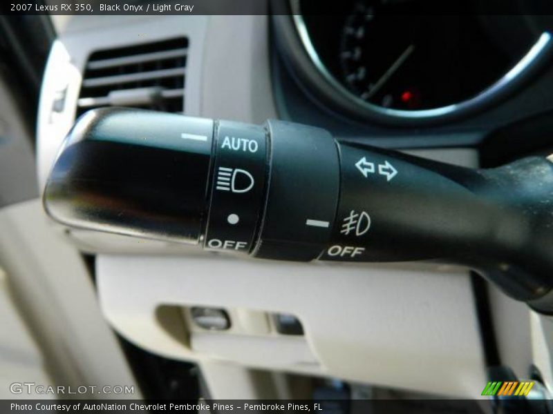 Black Onyx / Light Gray 2007 Lexus RX 350