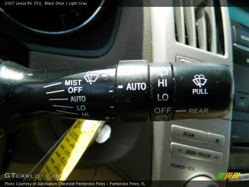 Black Onyx / Light Gray 2007 Lexus RX 350