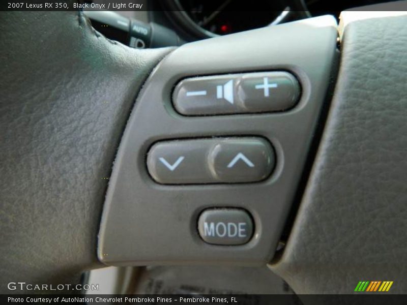 Black Onyx / Light Gray 2007 Lexus RX 350