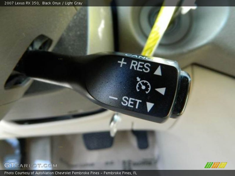 Black Onyx / Light Gray 2007 Lexus RX 350