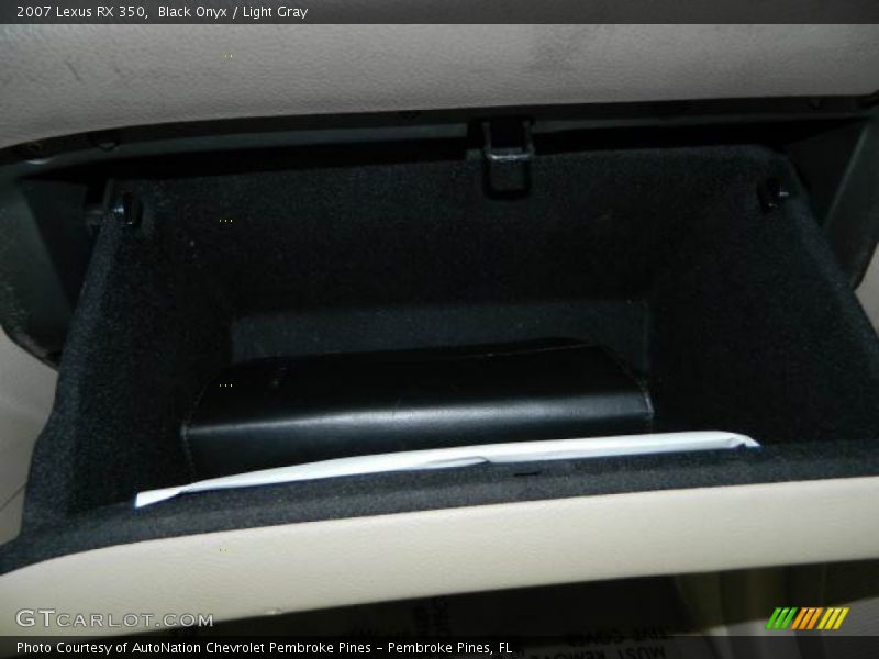 Black Onyx / Light Gray 2007 Lexus RX 350