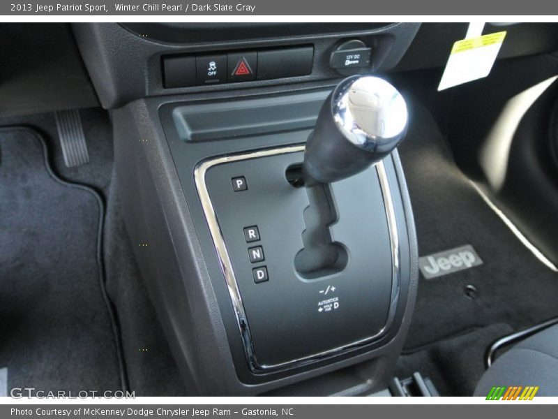 Winter Chill Pearl / Dark Slate Gray 2013 Jeep Patriot Sport