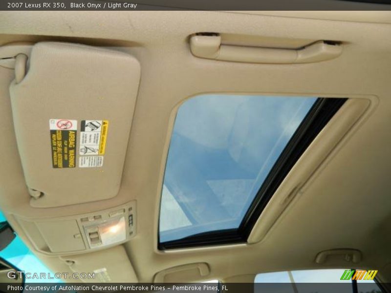 Black Onyx / Light Gray 2007 Lexus RX 350