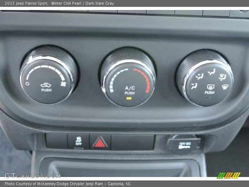 Winter Chill Pearl / Dark Slate Gray 2013 Jeep Patriot Sport