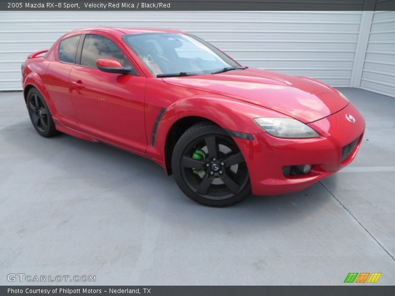 Velocity Red Mica / Black/Red 2005 Mazda RX-8 Sport