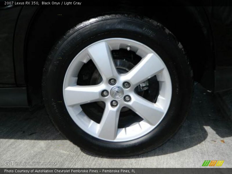 Black Onyx / Light Gray 2007 Lexus RX 350