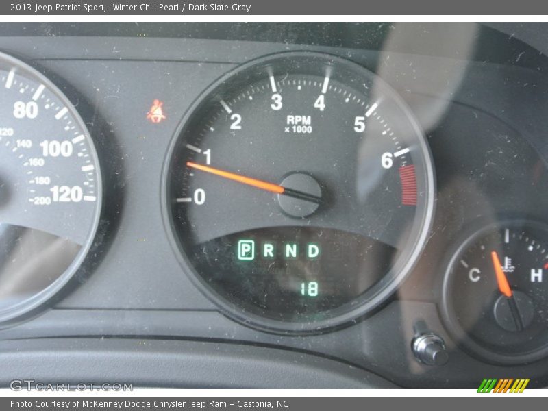 Winter Chill Pearl / Dark Slate Gray 2013 Jeep Patriot Sport