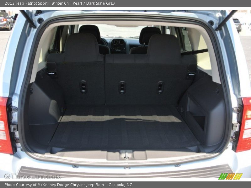 Winter Chill Pearl / Dark Slate Gray 2013 Jeep Patriot Sport