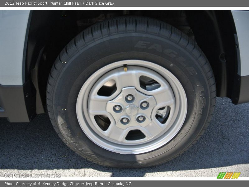 Winter Chill Pearl / Dark Slate Gray 2013 Jeep Patriot Sport