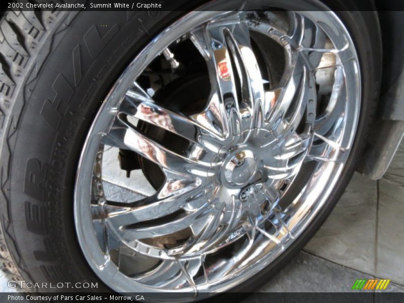 Summit White / Graphite 2002 Chevrolet Avalanche