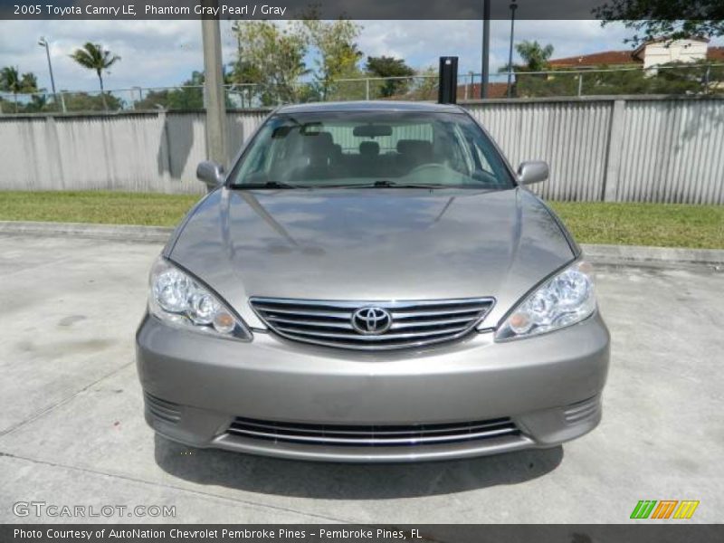 Phantom Gray Pearl / Gray 2005 Toyota Camry LE