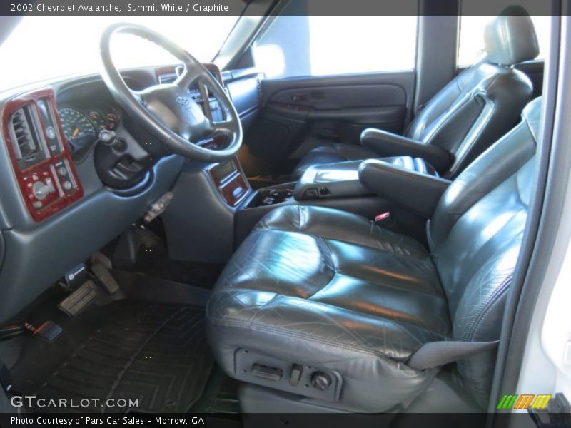 Summit White / Graphite 2002 Chevrolet Avalanche