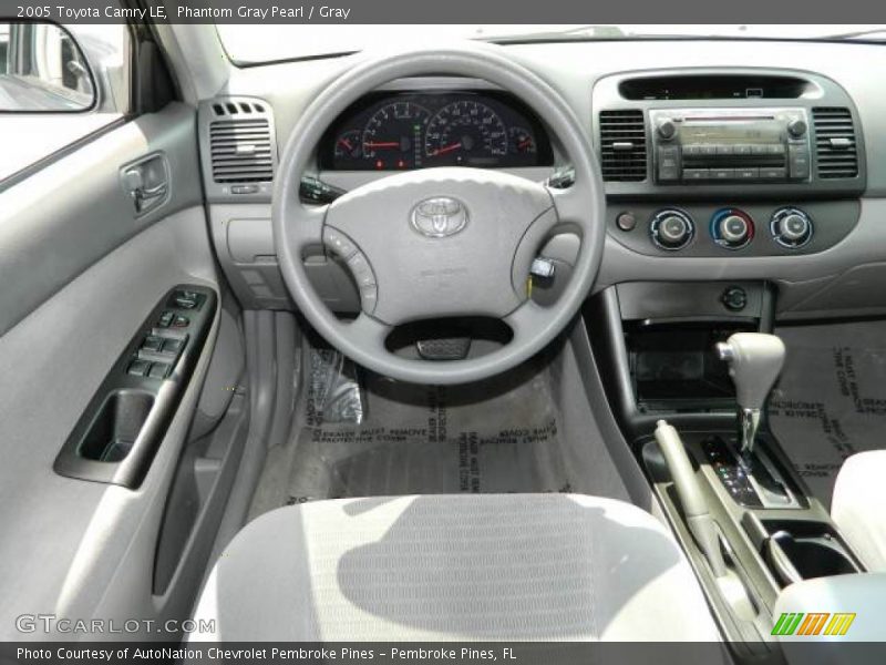 Phantom Gray Pearl / Gray 2005 Toyota Camry LE