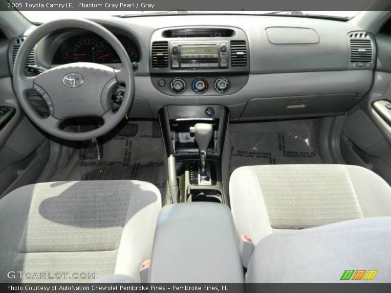 Phantom Gray Pearl / Gray 2005 Toyota Camry LE
