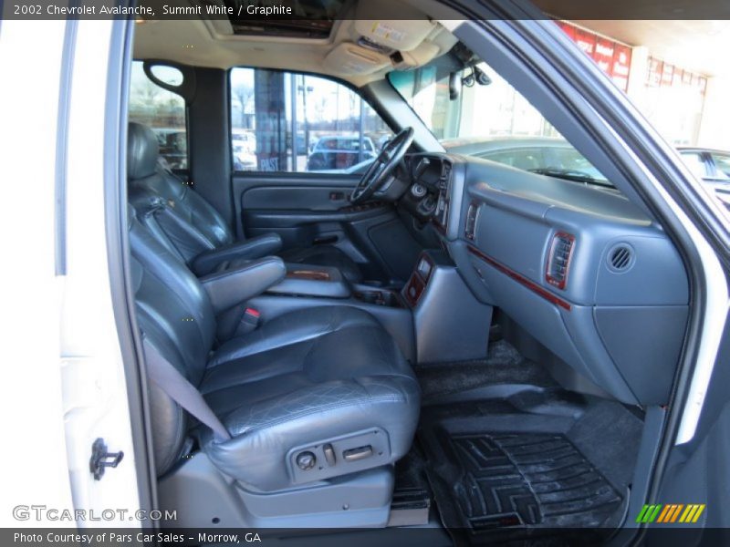 Summit White / Graphite 2002 Chevrolet Avalanche