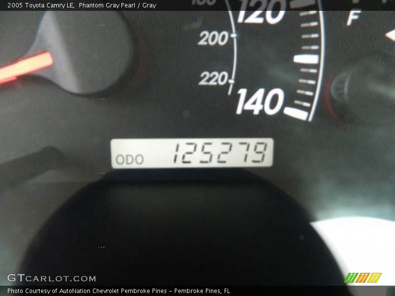 Phantom Gray Pearl / Gray 2005 Toyota Camry LE