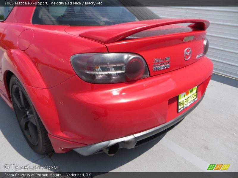 Velocity Red Mica / Black/Red 2005 Mazda RX-8 Sport