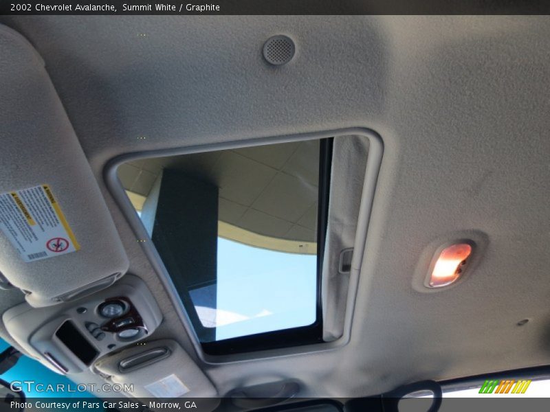 Summit White / Graphite 2002 Chevrolet Avalanche