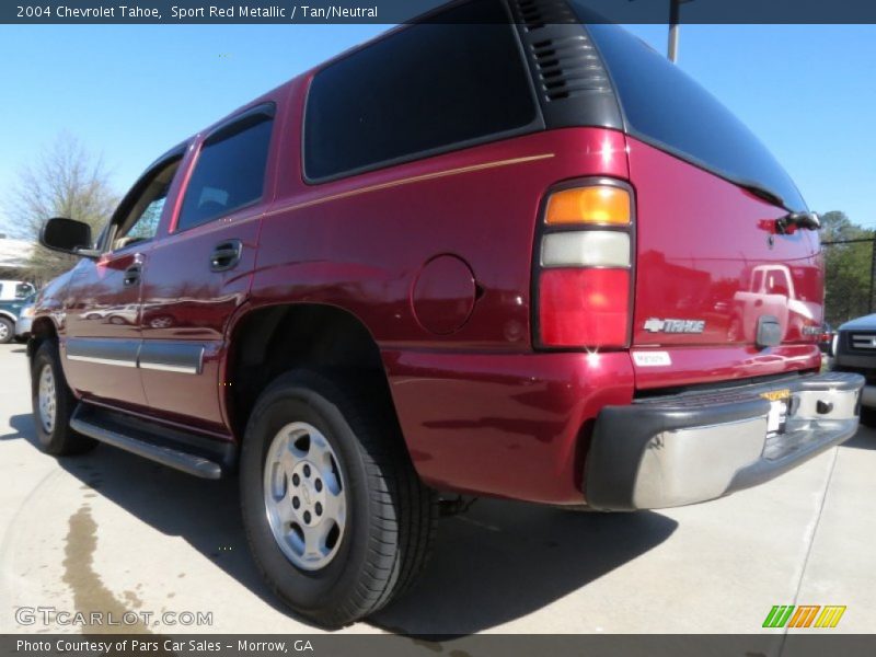 Sport Red Metallic / Tan/Neutral 2004 Chevrolet Tahoe