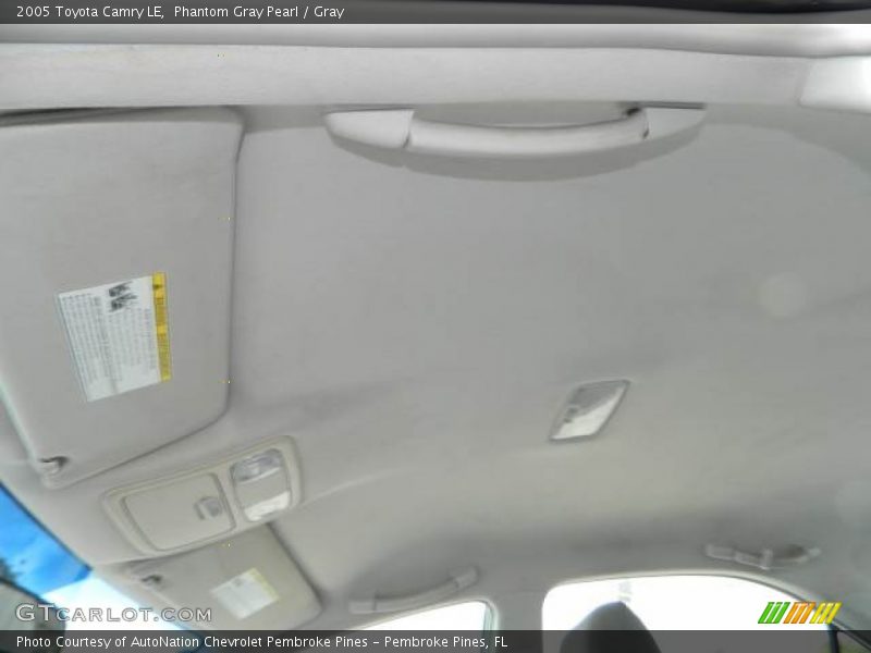 Phantom Gray Pearl / Gray 2005 Toyota Camry LE