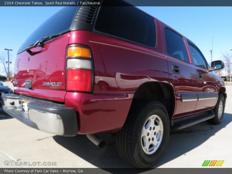 Sport Red Metallic / Tan/Neutral 2004 Chevrolet Tahoe