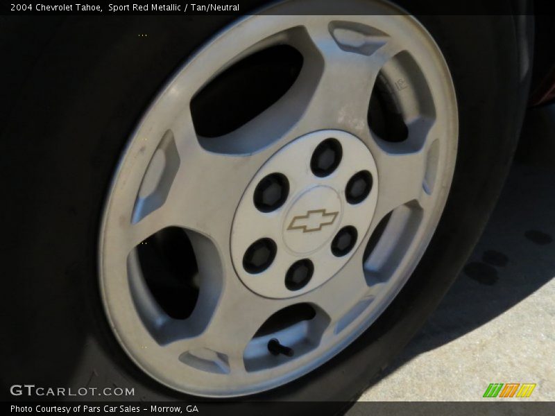 Sport Red Metallic / Tan/Neutral 2004 Chevrolet Tahoe