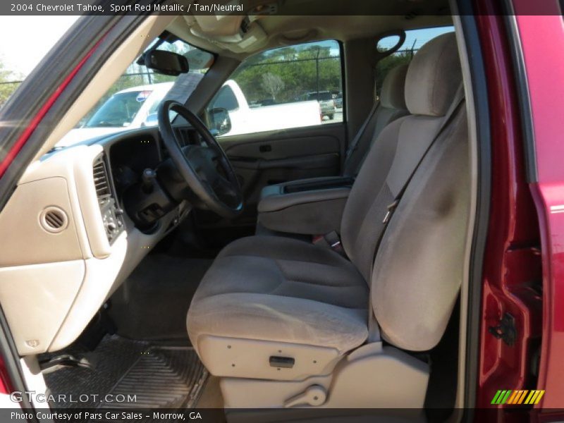 Sport Red Metallic / Tan/Neutral 2004 Chevrolet Tahoe
