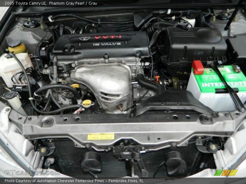 Phantom Gray Pearl / Gray 2005 Toyota Camry LE