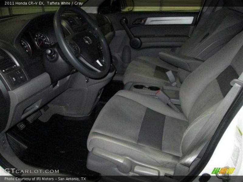 Taffeta White / Gray 2011 Honda CR-V EX