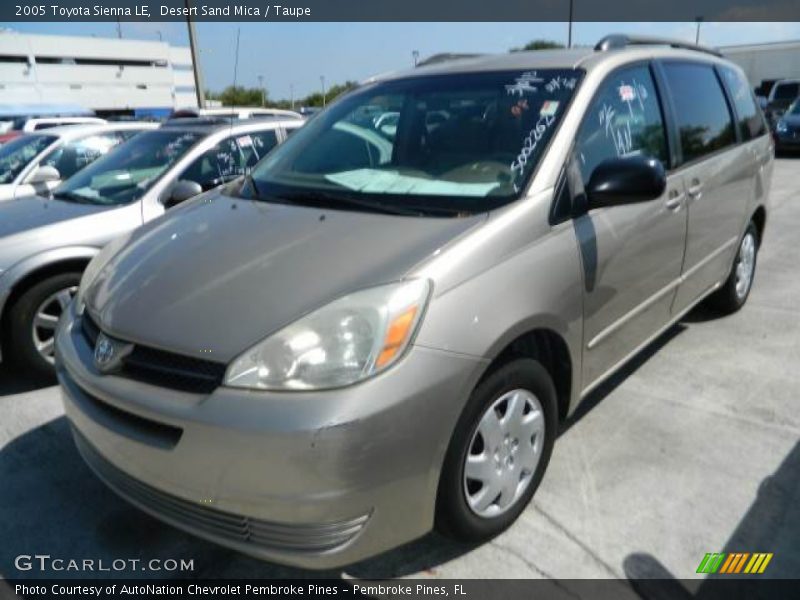 Desert Sand Mica / Taupe 2005 Toyota Sienna LE