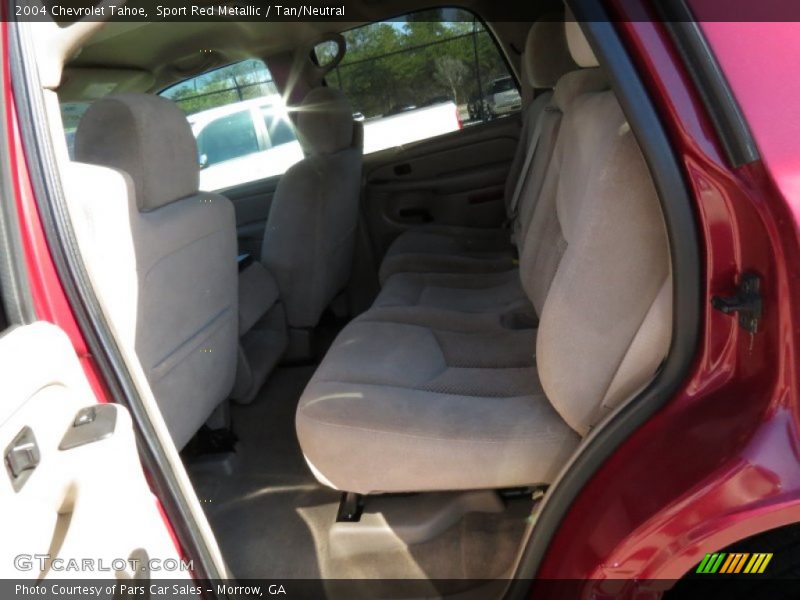 Sport Red Metallic / Tan/Neutral 2004 Chevrolet Tahoe