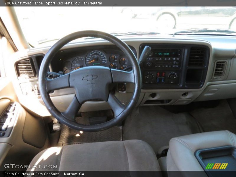 Sport Red Metallic / Tan/Neutral 2004 Chevrolet Tahoe