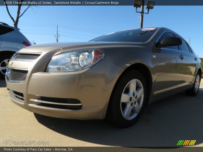 Sandstone Metallic / Cocoa/Cashmere Beige 2008 Chevrolet Malibu LS Sedan