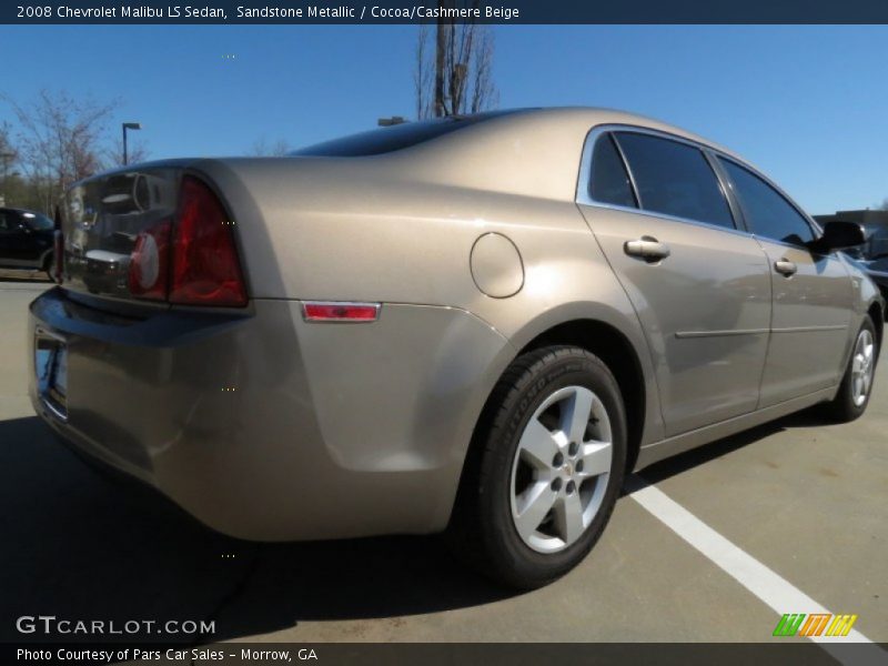 Sandstone Metallic / Cocoa/Cashmere Beige 2008 Chevrolet Malibu LS Sedan