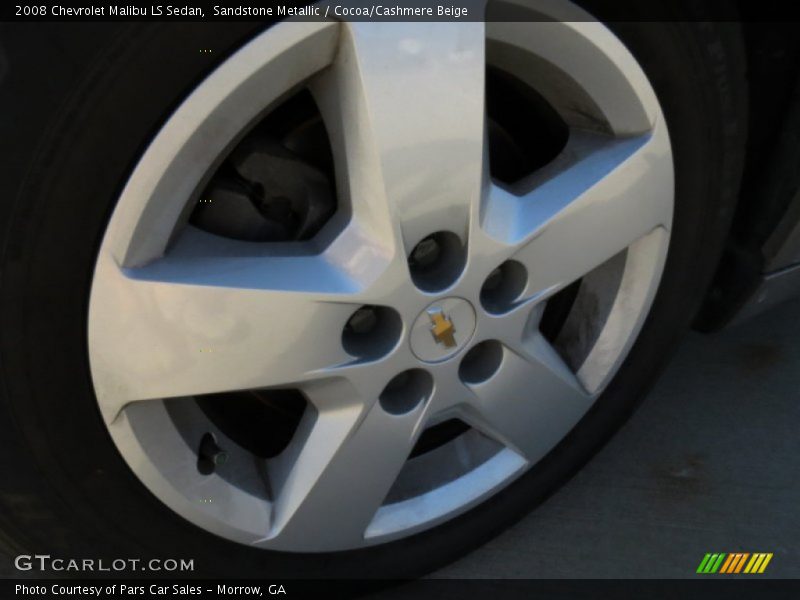 Sandstone Metallic / Cocoa/Cashmere Beige 2008 Chevrolet Malibu LS Sedan