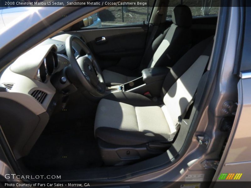 Sandstone Metallic / Cocoa/Cashmere Beige 2008 Chevrolet Malibu LS Sedan
