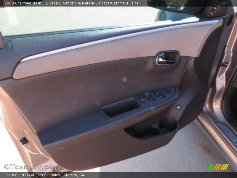 Sandstone Metallic / Cocoa/Cashmere Beige 2008 Chevrolet Malibu LS Sedan