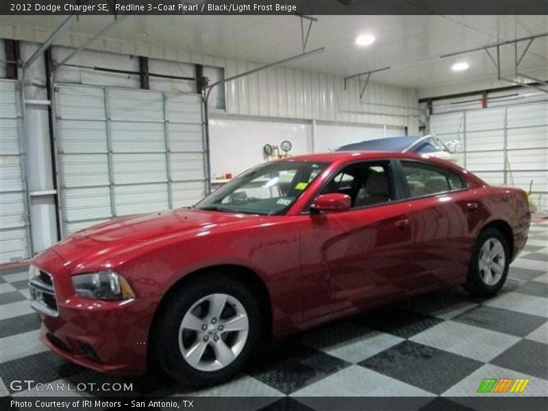 Redline 3-Coat Pearl / Black/Light Frost Beige 2012 Dodge Charger SE