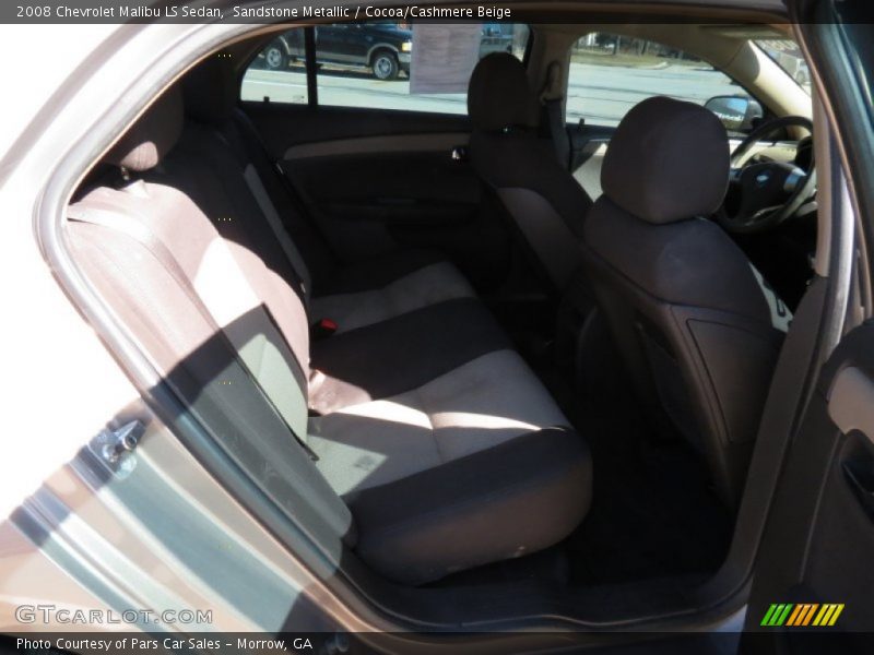 Sandstone Metallic / Cocoa/Cashmere Beige 2008 Chevrolet Malibu LS Sedan