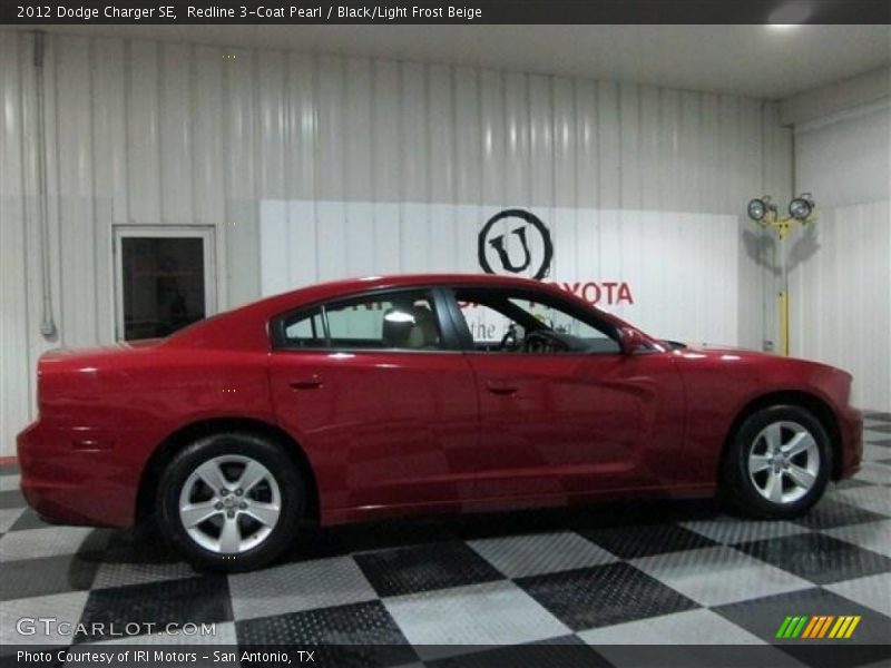 Redline 3-Coat Pearl / Black/Light Frost Beige 2012 Dodge Charger SE