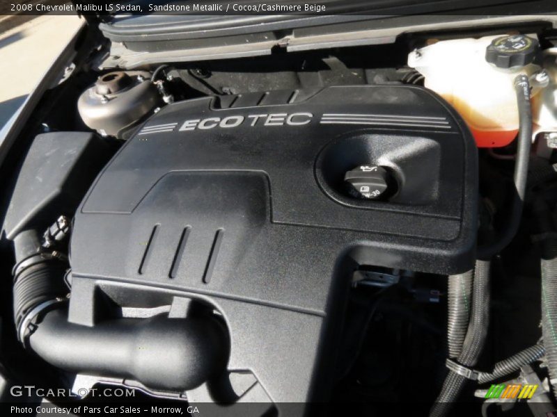 Sandstone Metallic / Cocoa/Cashmere Beige 2008 Chevrolet Malibu LS Sedan