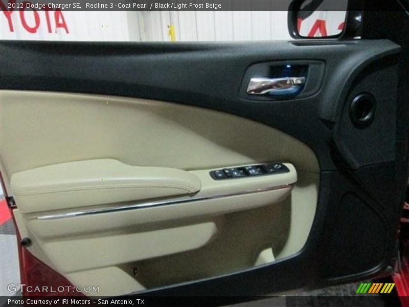 Redline 3-Coat Pearl / Black/Light Frost Beige 2012 Dodge Charger SE