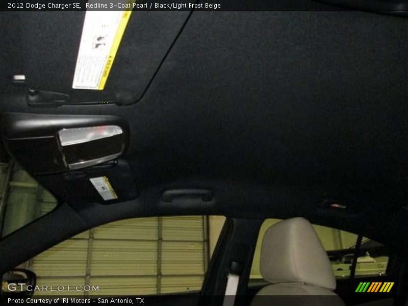 Redline 3-Coat Pearl / Black/Light Frost Beige 2012 Dodge Charger SE