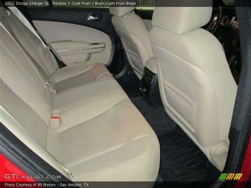 Redline 3-Coat Pearl / Black/Light Frost Beige 2012 Dodge Charger SE