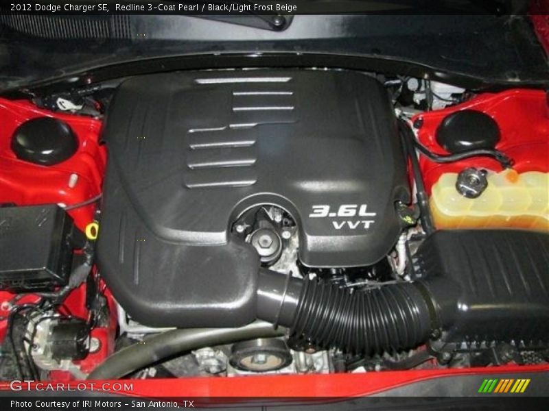 Redline 3-Coat Pearl / Black/Light Frost Beige 2012 Dodge Charger SE