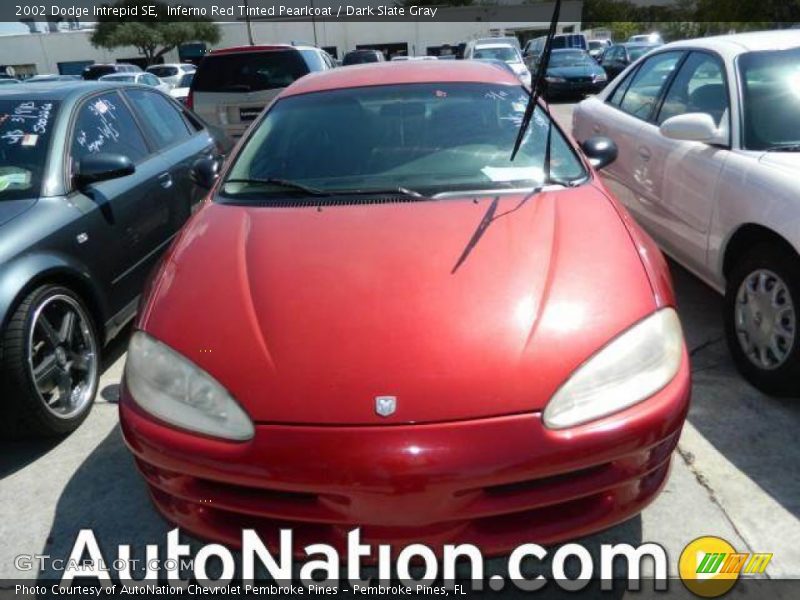 Inferno Red Tinted Pearlcoat / Dark Slate Gray 2002 Dodge Intrepid SE